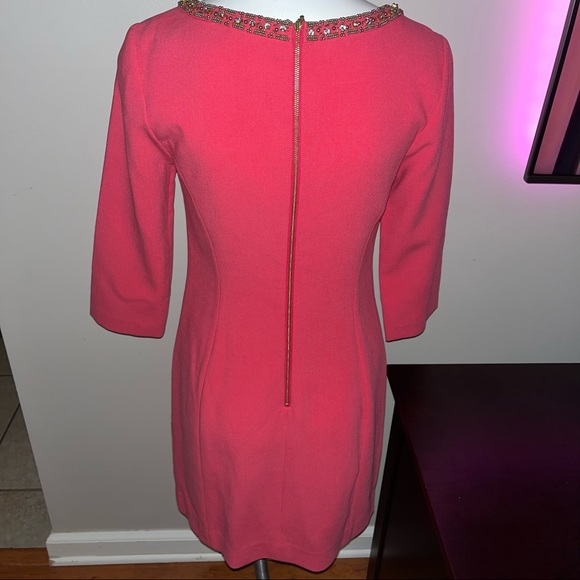Lily Pulitzer salmon colored long sleeve dress size 2 - Picture 6 of 12
